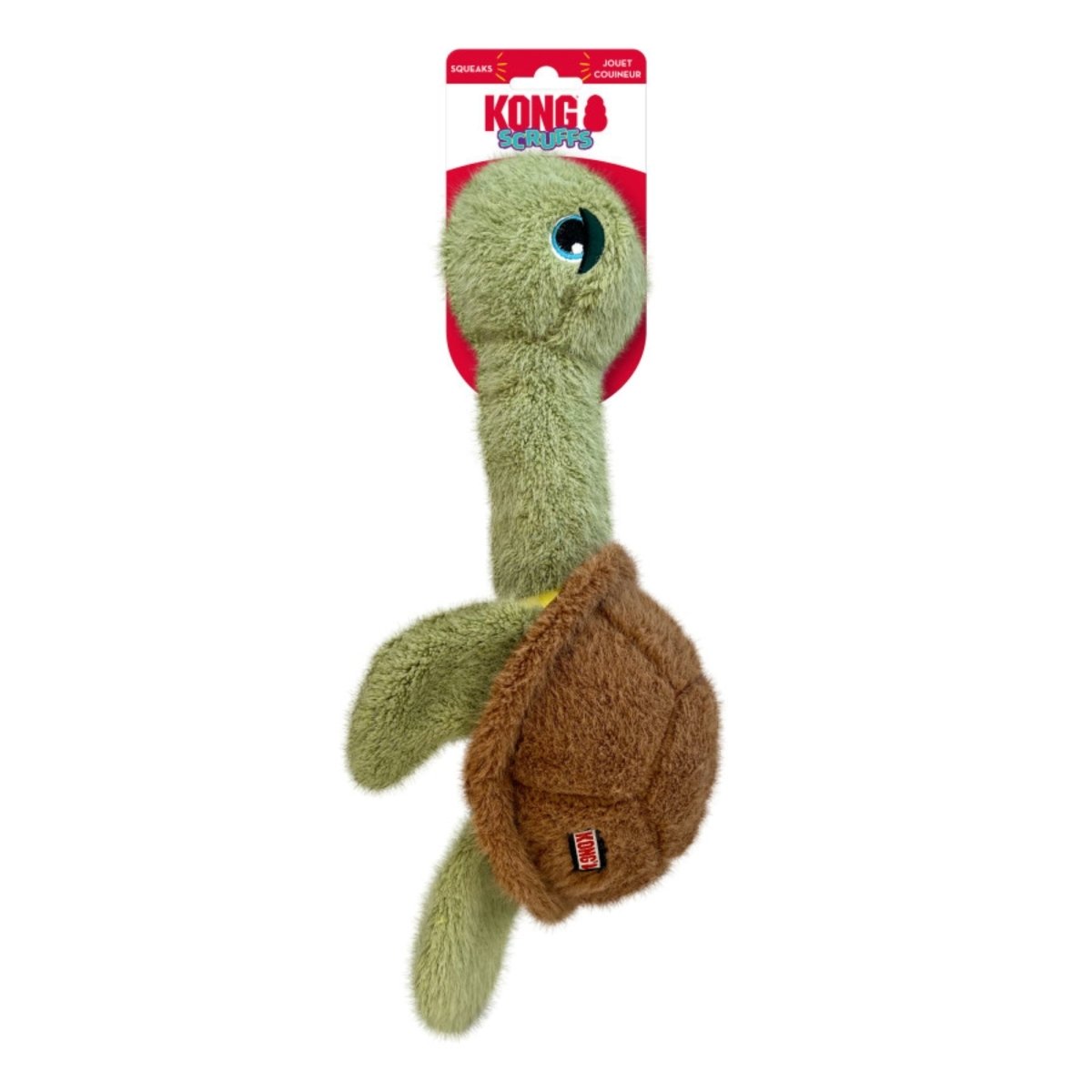 Kong Scruffs Dog Toy Turtle, 1ea/Medium/Large - Pets Perfect