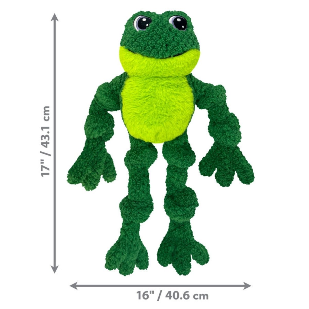 KONG Knots Frog Dog Toy 1ea/LG/XL - Pets Perfect