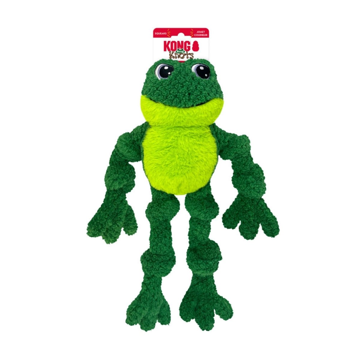 KONG Knots Frog Dog Toy 1ea/LG/XL - Pets Perfect