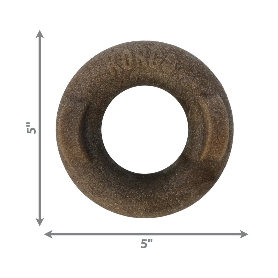 KONG Bamboo Rockerz Ring Chew Dog Toy for Medium Dogs, view 2