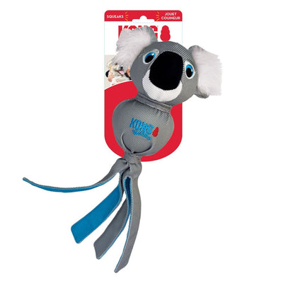 KONG Wubba Zoo Koala Dog Toy, Large, Tug, Fetch & Shake, Squeaker
