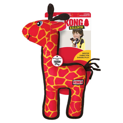 KONG Ballistic Dog Toy Giraffe, 1ea/MD/LG