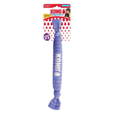 KONG Signature Crunch Rope Puppy Dog Toy Single Rope Small/Medium