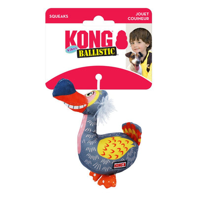 KONG Ballistic Vibez Bird Plush Dog Toy - X-Small