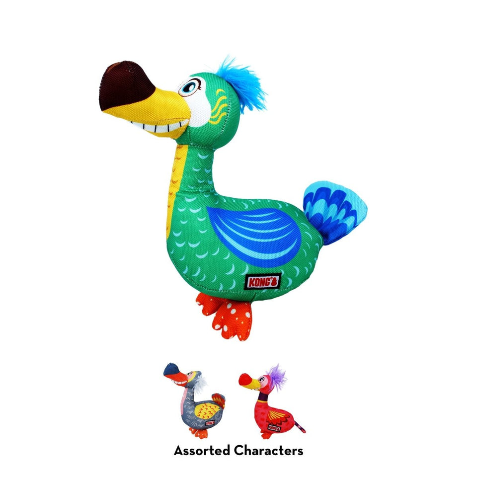 KONG Ballistic Vibez Bird Plush Dog Toy - X-Small, view 5