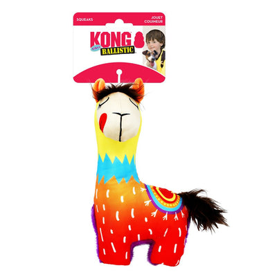 KONG Ballistic Vibez Llama Plush Dog Toy - Small/Medium