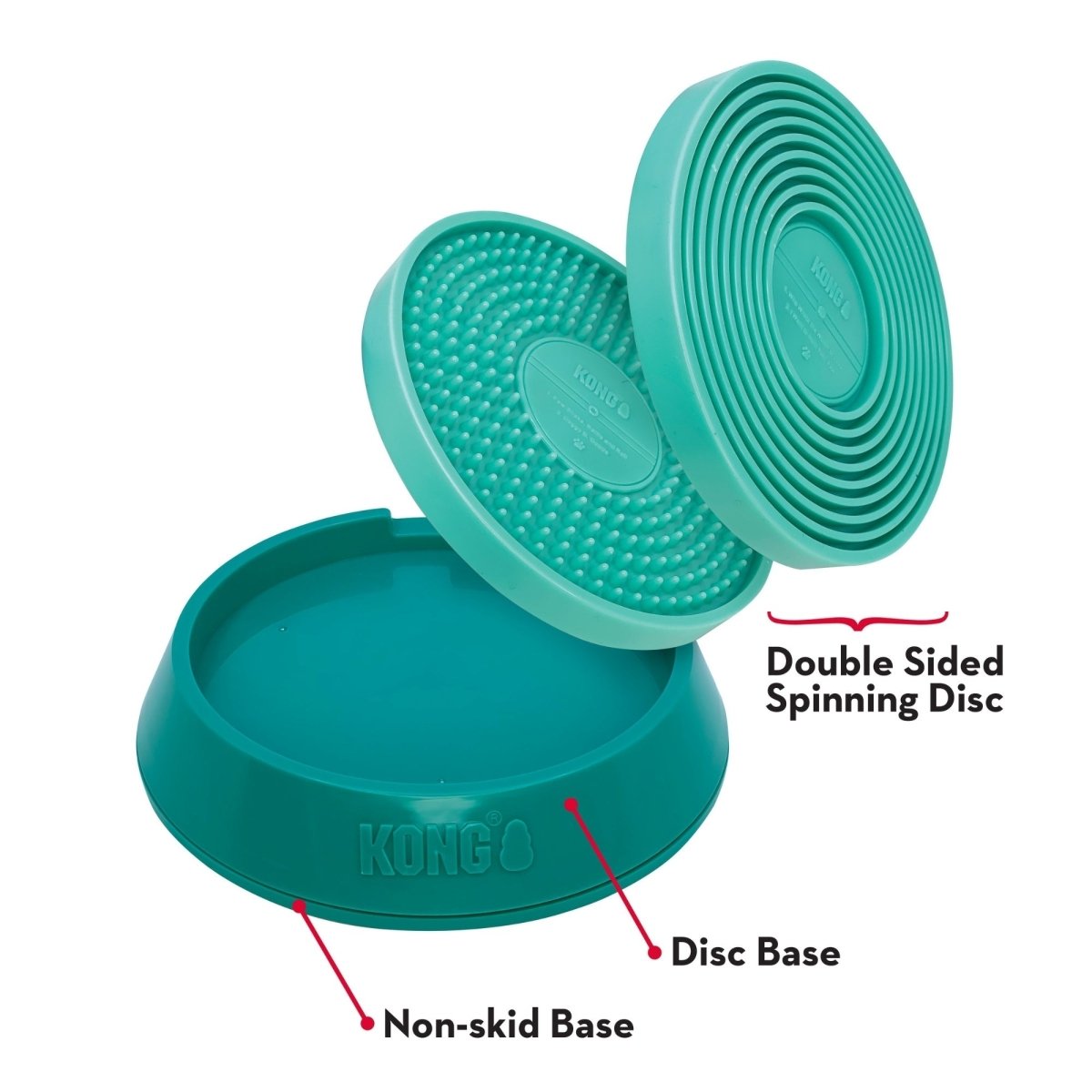 KONG Licks Spinz Treat Dispenser – Large - Pets Perfect