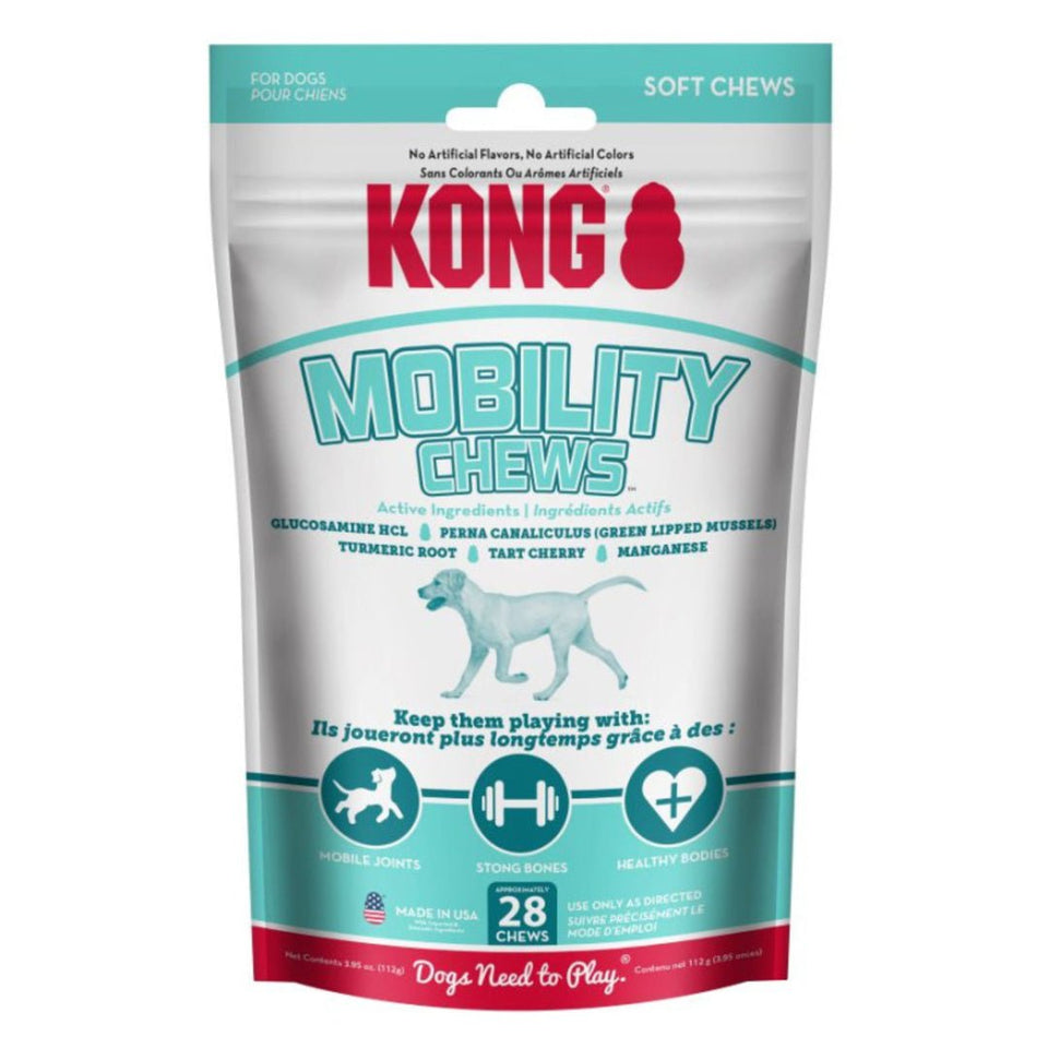 KONG Mobilty Soft Chews Dog Treats 28 ct