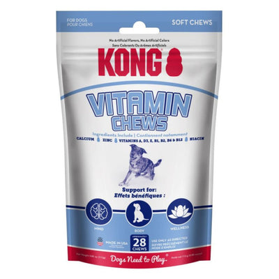 KONG Vitamin Soft Chews Dog Treats 28 ct