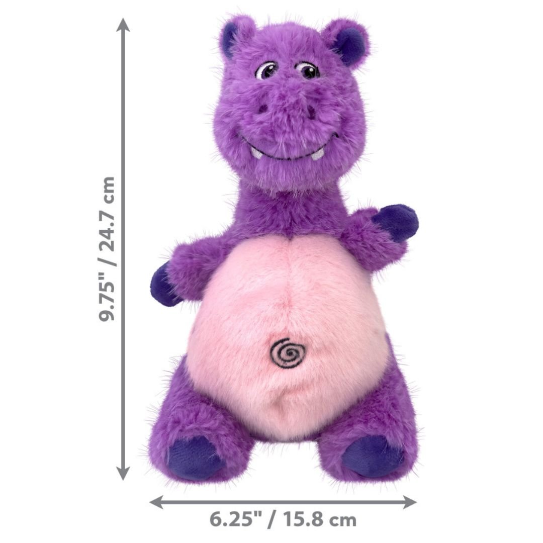 KONG Knots Belly Hippo Plush Dog Toy – Medium/Large - Pets Perfect