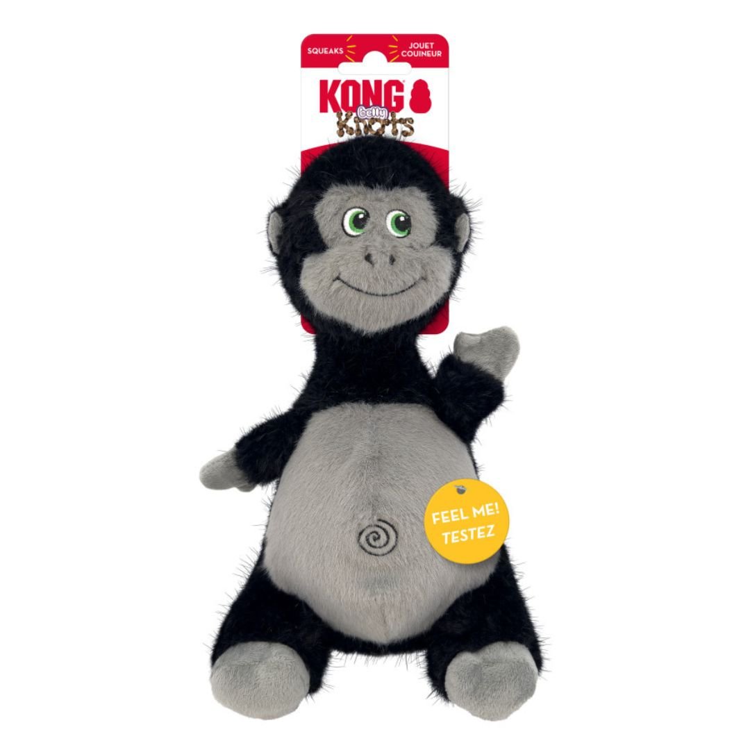 KONG Knots Belly Gorilla Plush Dog Toy – Medium/Large - Pets Perfect