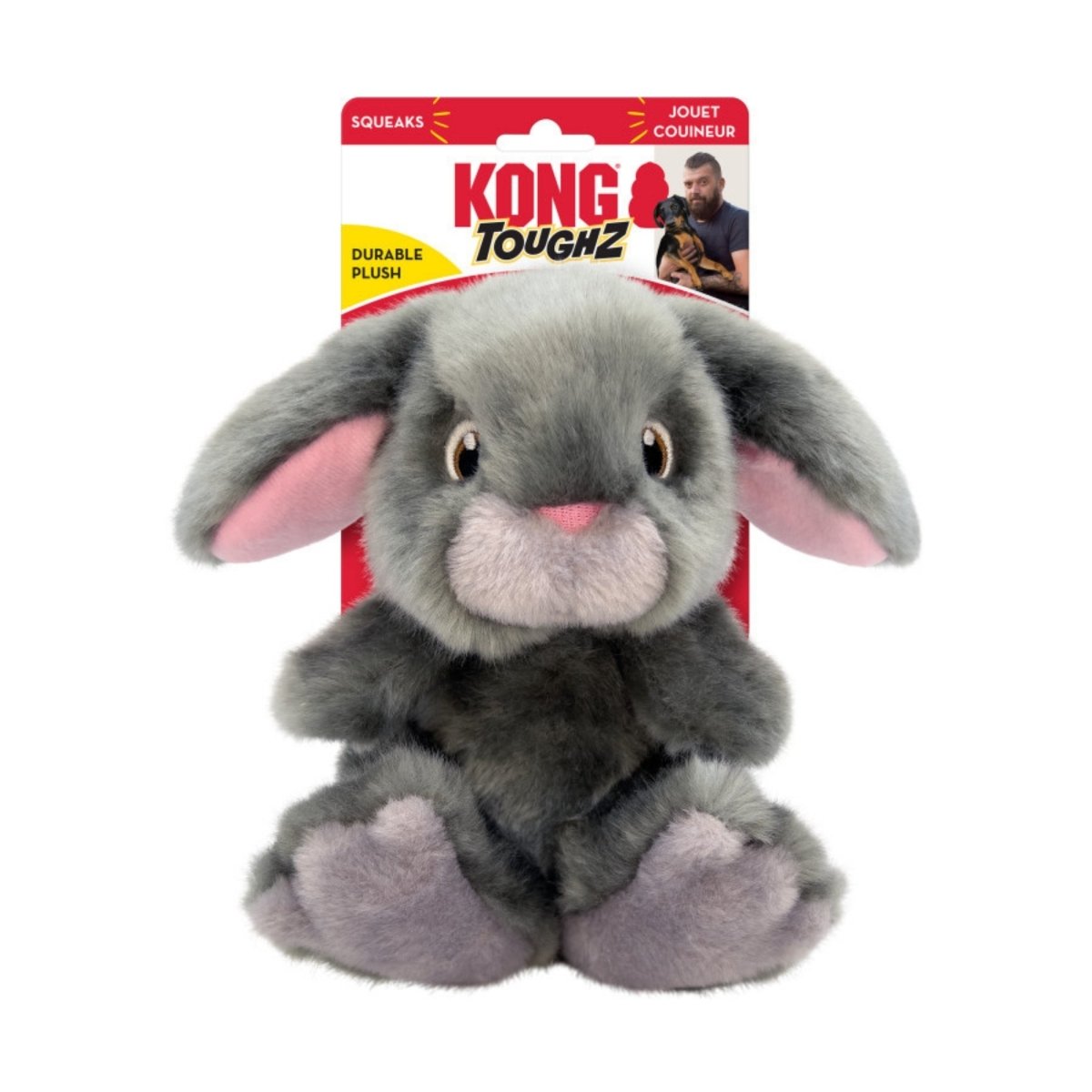 KONG Toughz Dog Toy Bunny, 1ea/MD - Pets Perfect