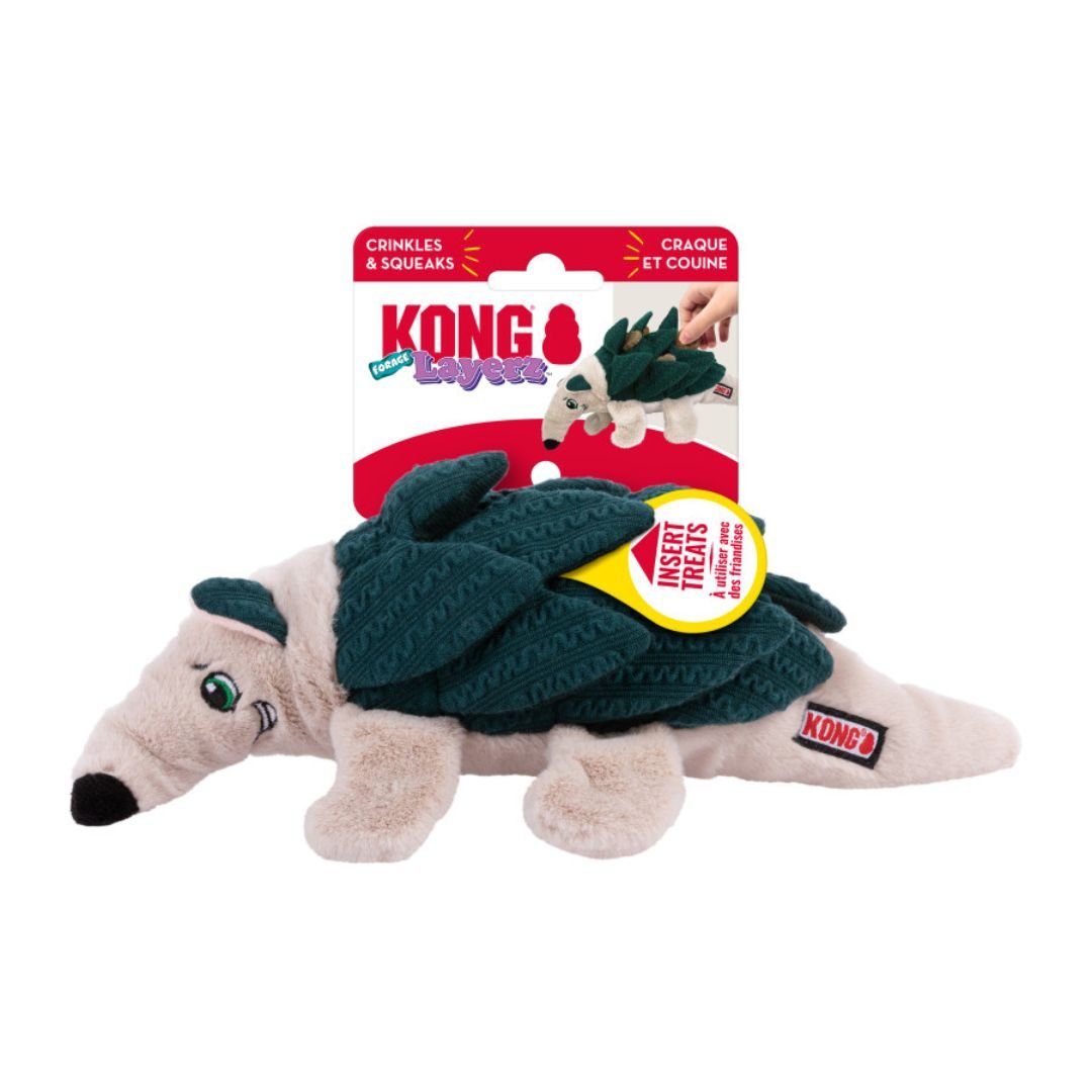 KONG Layerz Forage Armadillo Dog Toy – Medium - Pets Perfect