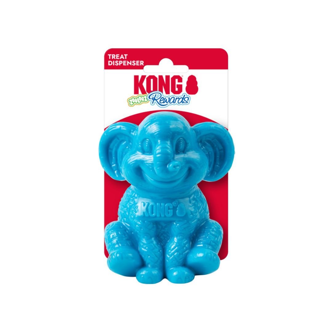 KONG Rewards Zoolooz Elephant Dog Toy MD - Pets Perfect