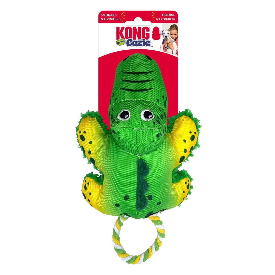 KONG Cozie Tuggz Dog Toy Alligator 1ea/SM/MD - Pets Perfect