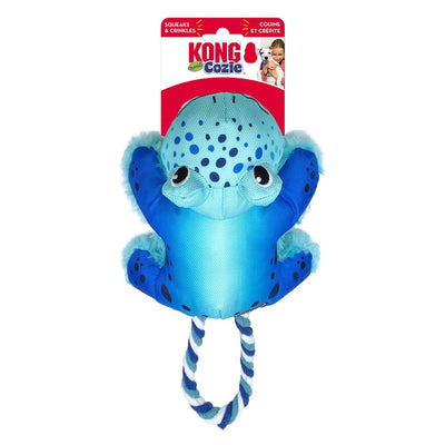 KONG Cozie Tuggz Dog Toy Frog Small/Medium