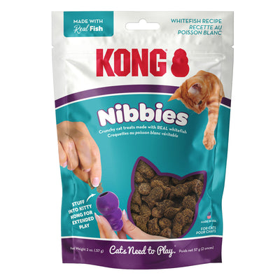 KONG Nibbies Cat Treats Whitefish 2 oz