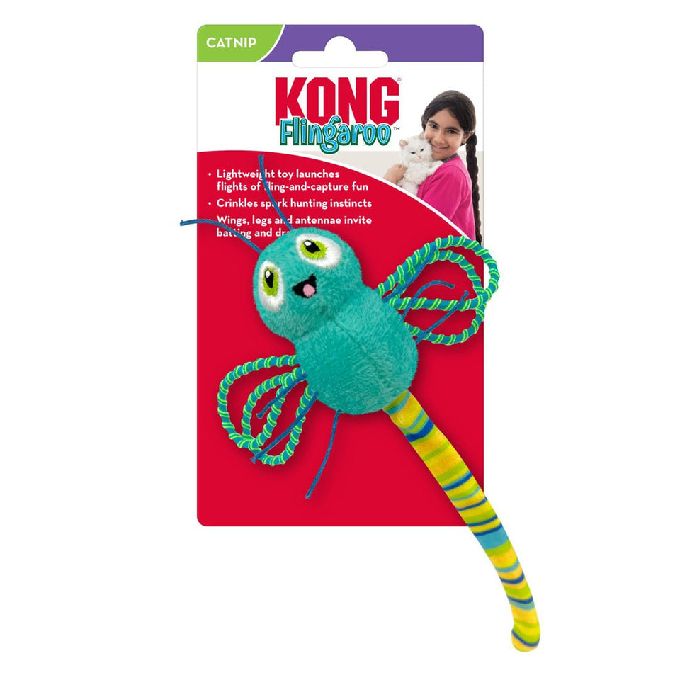 KONG Flingaroo Dragonfly Cat Toy Assorted