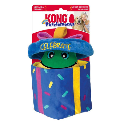 KONG Puzzlements Surprise Present Dog Toy - Medium