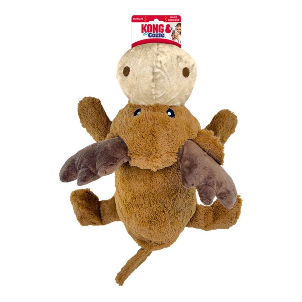 KONG Cozie Marvin Moose Plush Dog Toy 1ea/LG - Pets Perfect
