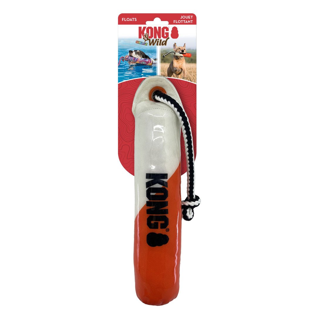 KONG Wild Shieldz Dog Training Dummy Orange & White 1ea/SM/MD - Pets Perfect
