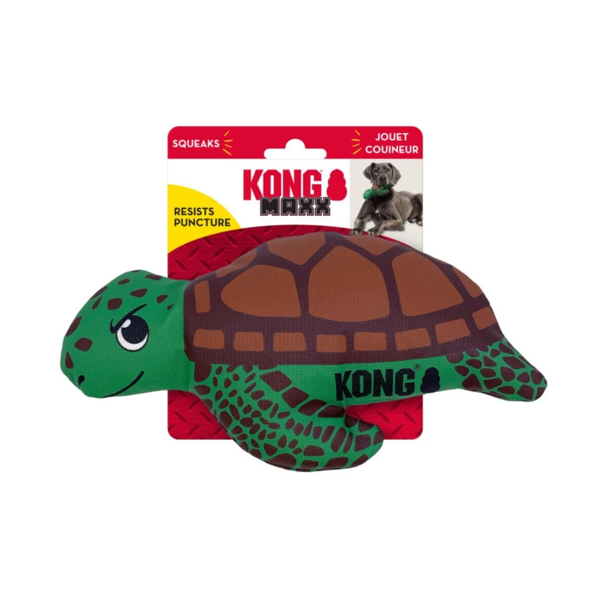 KONG Maxx Friends Turtle Plush Dog Toy – Medium - Pets Perfect