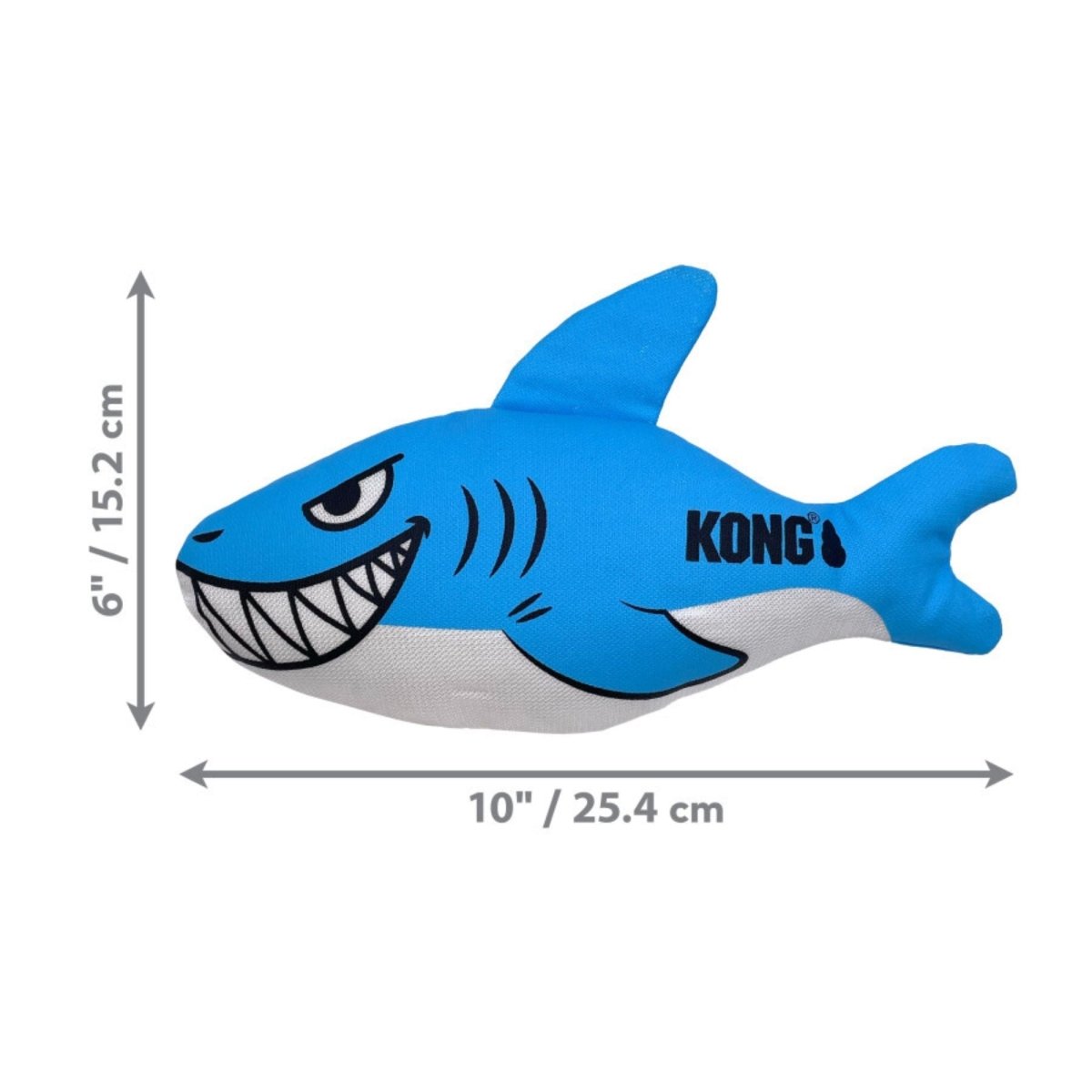 Kong Maxx Friends Dog Toy Shark, 1ea/Medium - Pets Perfect
