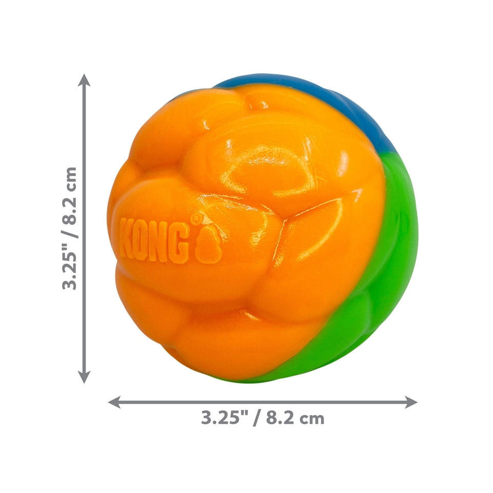 KONG Twistz High-Viz Ball Dog Toy Assorted 1ea/LG