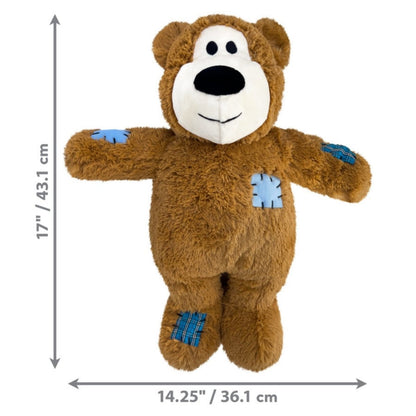 KONG Wild Knots Bear Dog Toy Assorted, 1ea/Jumbo - Pets Perfect