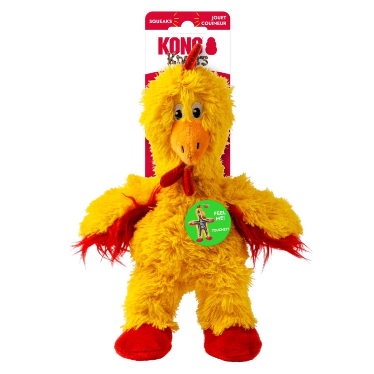 KONG Knots Chicken Plush Dog Toy – Medium/Large - Pets Perfect