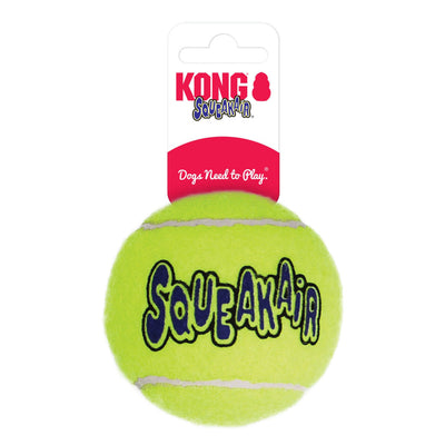 KONG Air Dog Squeaker Tennis Ball Dog Toy Large