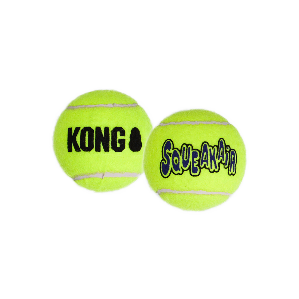 KONG Air Dog Squeaker Tennis Ball Dog Toy 3-Count, X-Small