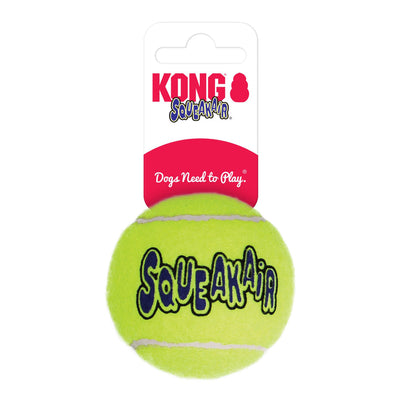 KONG Air Dog Squeaker Tennis Ball Dog Toy Medium