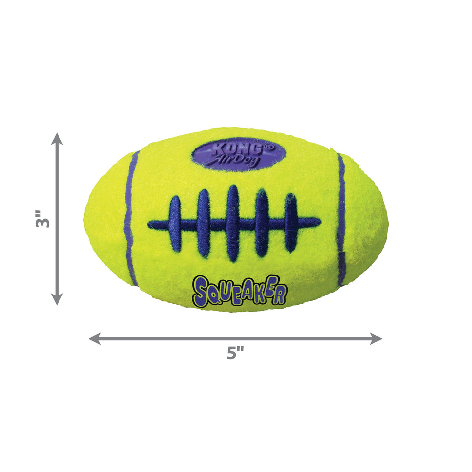 KONG Air Dog Squeaker Football Dog Toy Medium