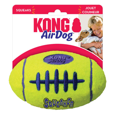 KONG Air Dog Squeaker Football Dog Toy Large