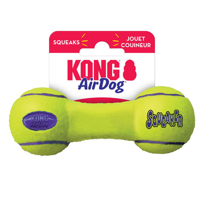 KONG Air Dog Squeaker Dumbbell Dog Toy Small