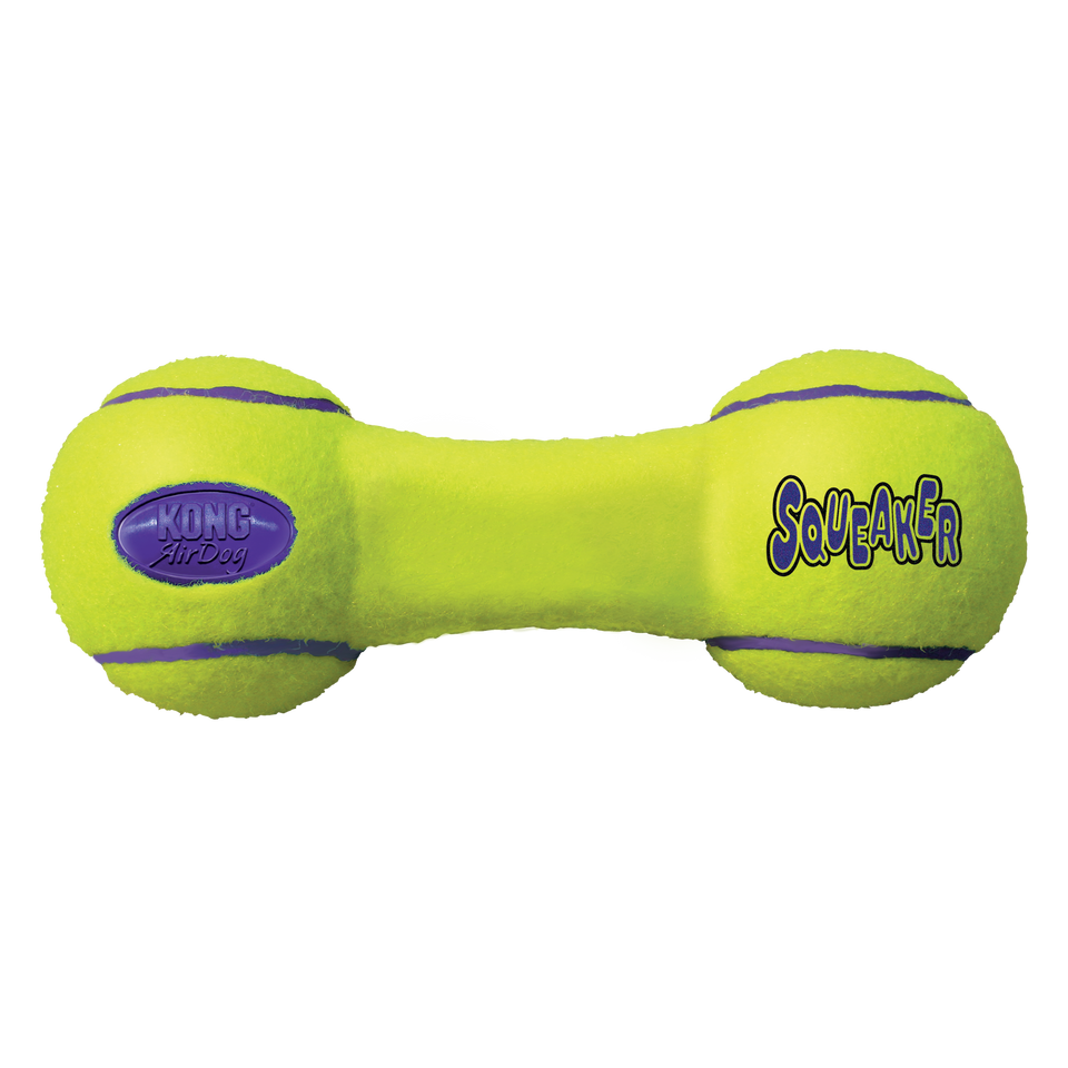 KONG Air Dog Squeaker Dumbbell Dog Toy Small