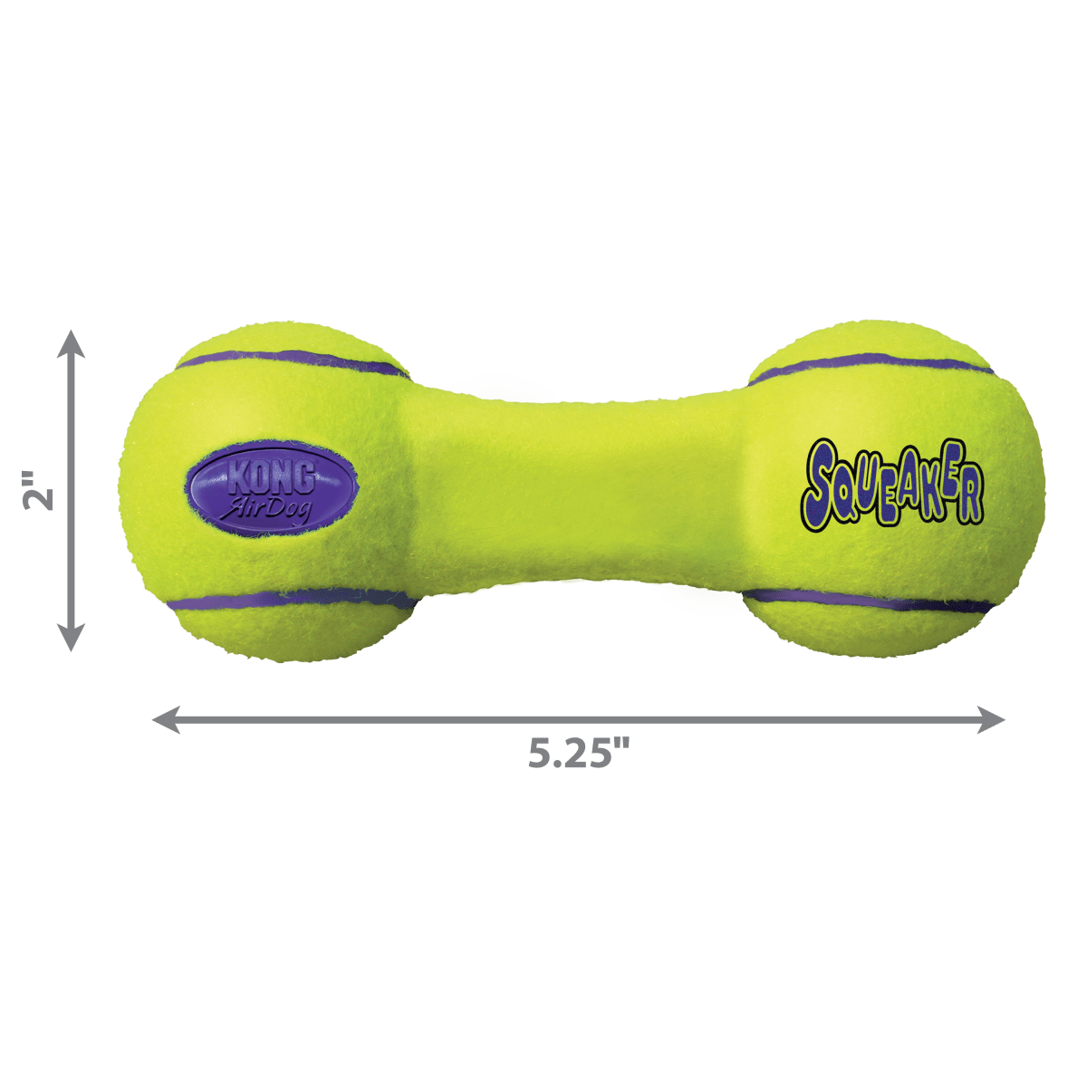 KONG Air Dog Squeaker Dumbbell Dog Toy 1ea/SM - Pets Perfect