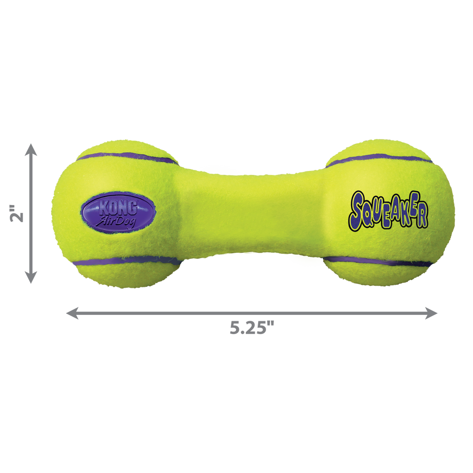 KONG Air Dog Squeaker Dumbbell Dog Toy Small