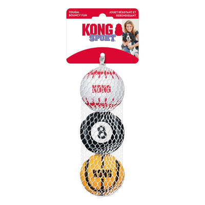 KONG Sport Balls Dog Toy Assorted, Medium, 3-Count
