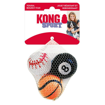 KONG Sport Balls Dog Toy Assorted 3 ct, Small