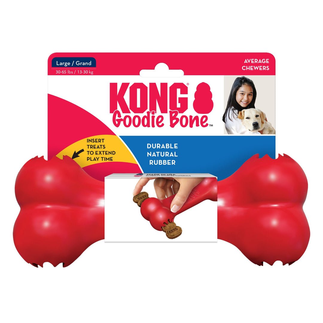 KONG Goodie Bone Stuffable Chew Dog Toy | Large - Pets Perfect