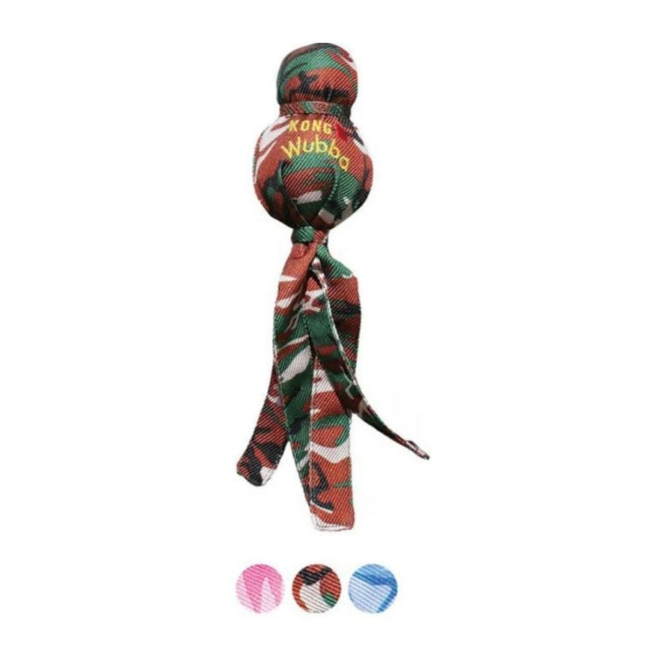 KONG Camo Wubba Dog Toy, Small, view 2