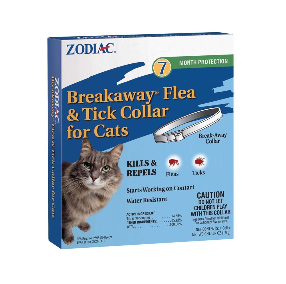 Zodiac Breakaway Flea and Tick Collar for Cats 1ea/1 pk - Pets Perfect