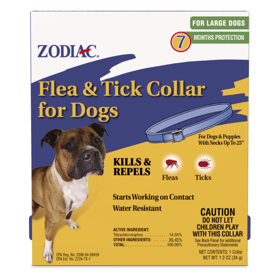 Zodiac Flea and Tick Dog Collar for Dogs Large