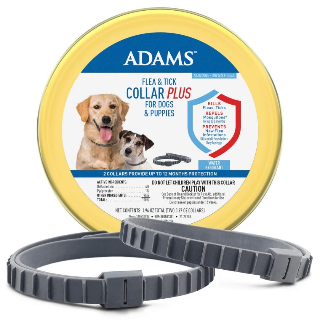 Adams Flea Tick Collar for Dogs Puppies 1ea/2 pk - Pets Perfect