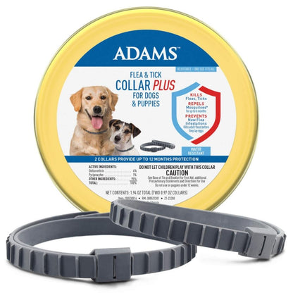 Adams Flea Tick Collar for Dogs Puppies 1ea/2 pk - Pets Perfect
