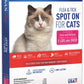 Adams Plus Flea Tick Spot On for Cats 1ea/Over 5 lb - Pets Perfect