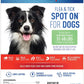 Adams Plus Flea Tick Prevention Spot On for Dogs 3 Month Supply, Clear, 1ea/Large Dogs 31 To 60 lb - Pets Perfect