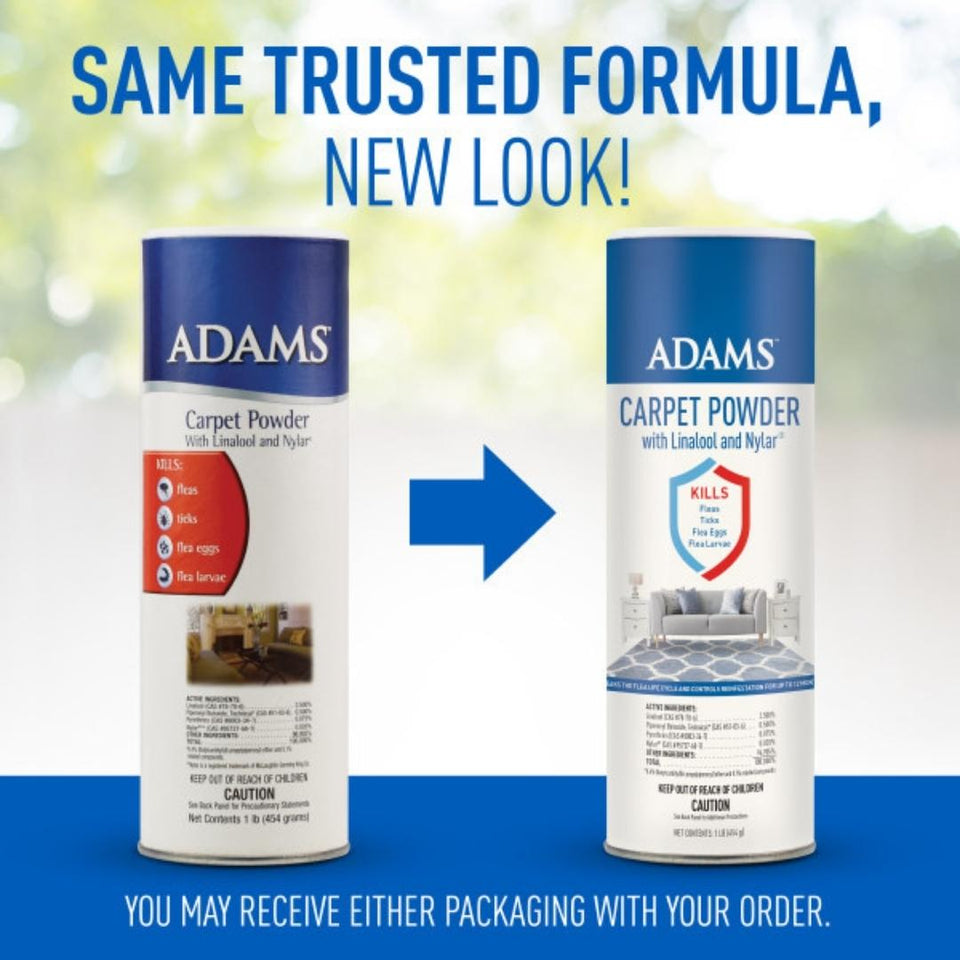 Adams Carpet Powder with Linalool and Nylar 16 oz